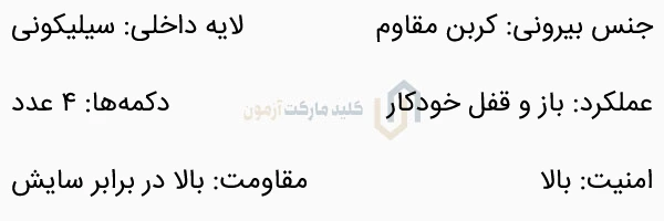کاور کربن TPU فابریک لندکروز