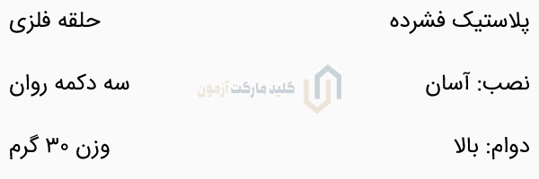 قاب ریموت فابریک سه دکمه دنا