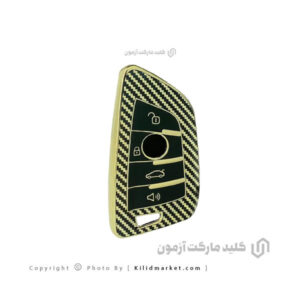 کاور ریموت کربن TPU خودروBMW چهار دکمه