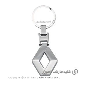 جاکلیدی آرم خودرو رنو استیل