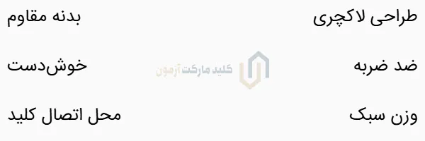 کاور فلزی ریموت تویوتا کرولا