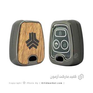 کاور فلزی طرح چوب ریموت پراید