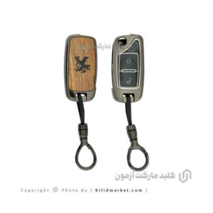 کاور فلزی طرح چوب ریموت پژو پارس تاشو