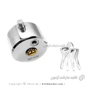 قفل کتابی سه قاف فولادی ضدبرش و ضداسید