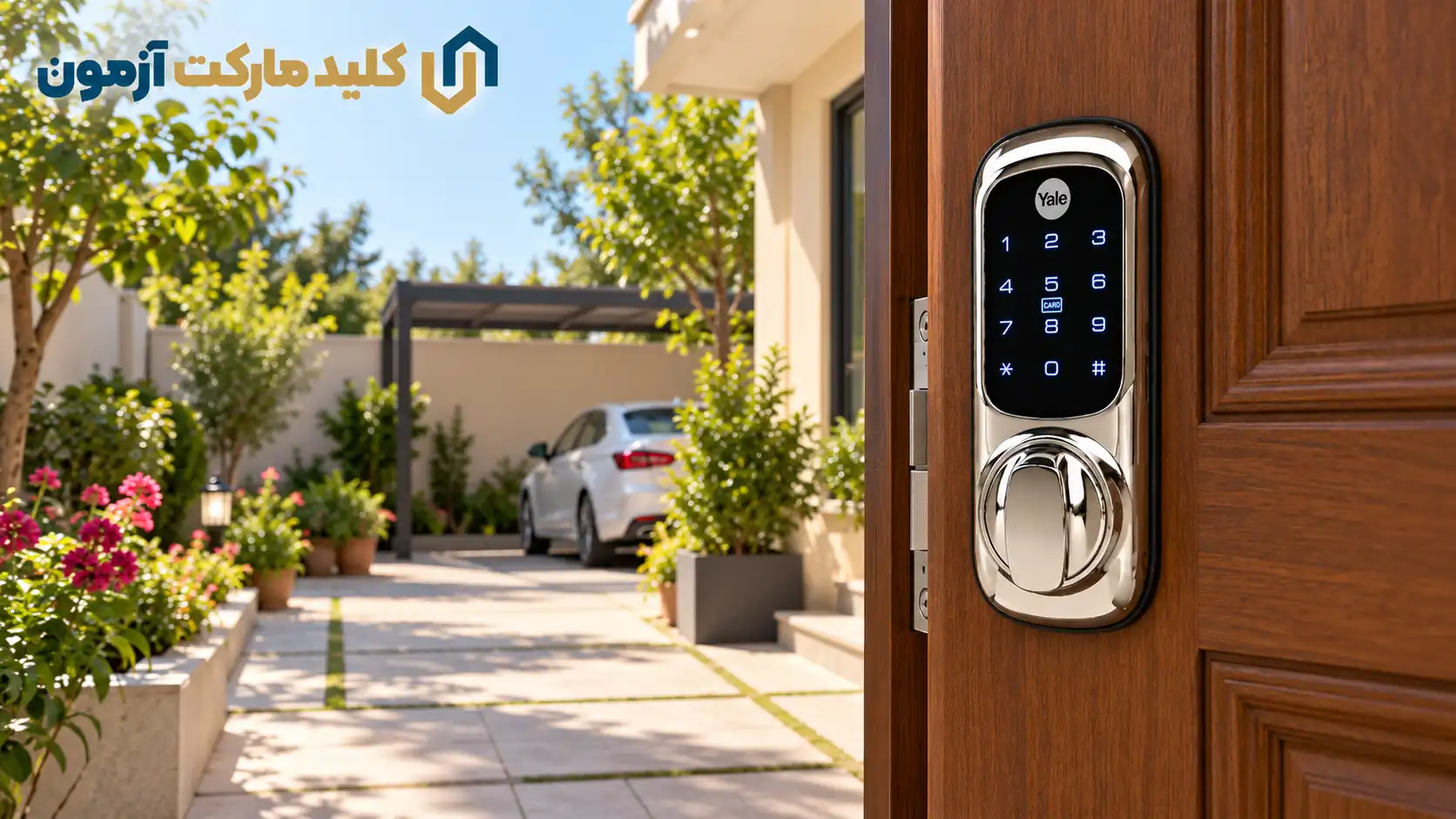 دستگیره هوشمند Yale مدل YD-01-CON-NOMOD-SN