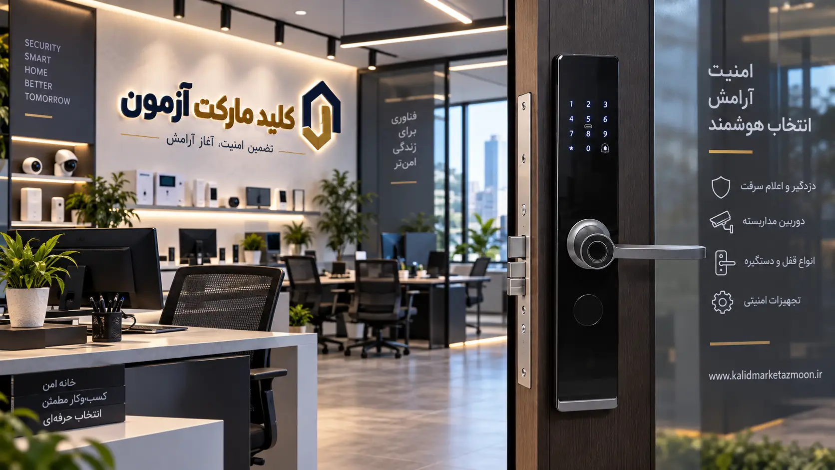 دستگیره هوشمند تنسر لاک مدل مارکار پلاس 2025
