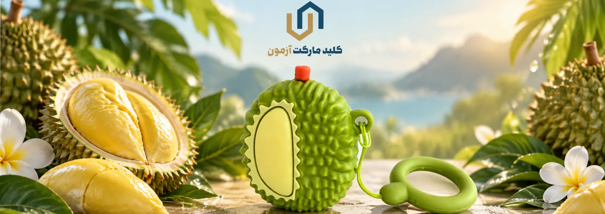 کاور ریموت طرح میوه دوریان کلید مارکت آزمون