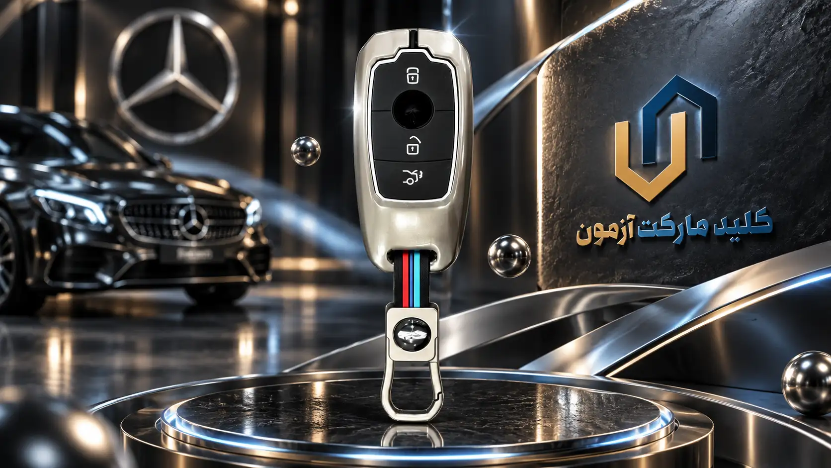 کاور ریموت مرسدس بنز کلید مارکت آزمون