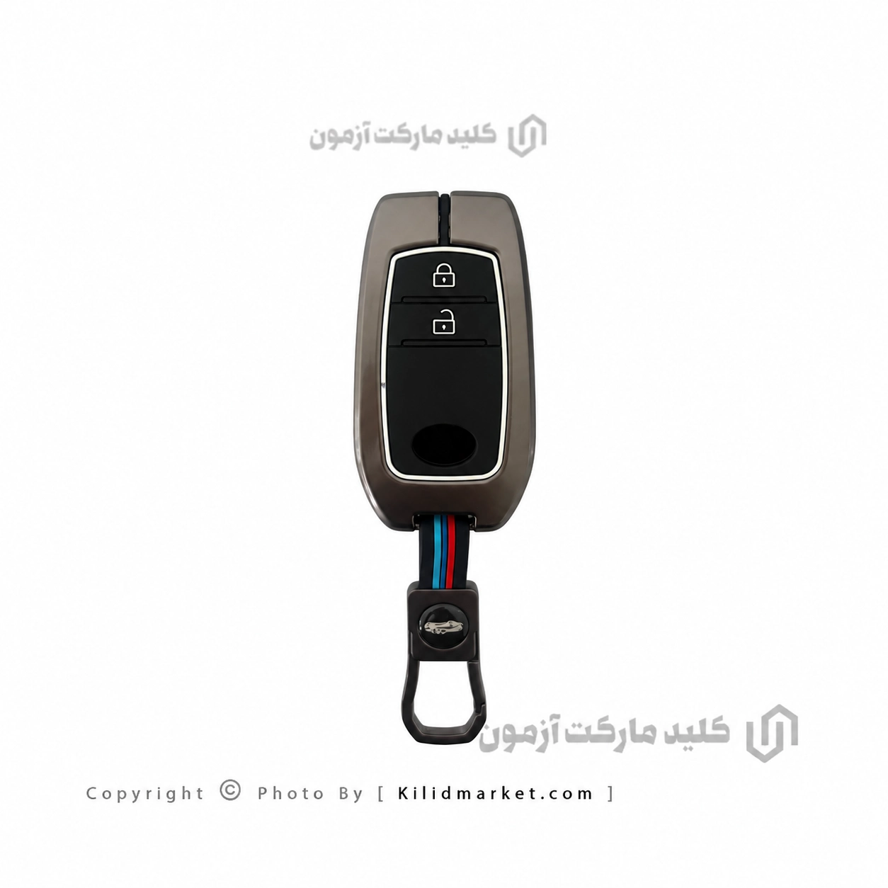 کاور ریموت فلزی لوین دو دکمه